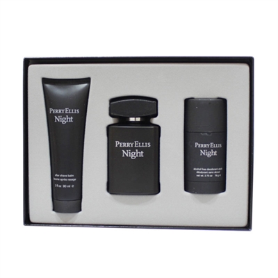 Perry Ellis Night by Perry Ellis for Men 3 Piece Gift Set