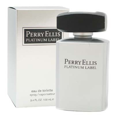 Platinum Label by Perry Ellis for Men 3.4 oz Eau De Toilette Spray