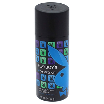 Playboy Generation 24H Deodorant Body Spray 96g / 150ml