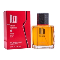 Red by Giorgio Beverly Hills for Men 3.4 oz Eau De Toilette Spray