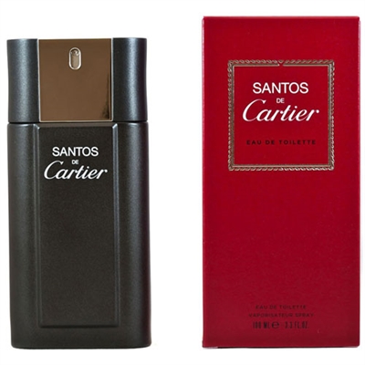 Santos by Cartier for Men 3.3 oz Eau De Toilette Spray