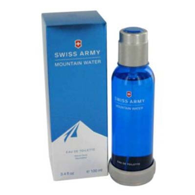 Mountain Water by Swiss Army for Men 3.4 oz Eau De Toilette Spray