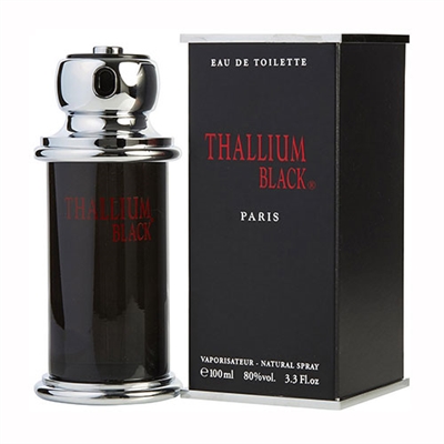 Thallium Black by Jacques Evard for Men 3.3oz Eau De Toilette Spray
