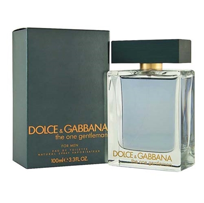 The One Gentlemen by Dolce & Gabbana for Men 3.3 oz Eau De Toilette Spray