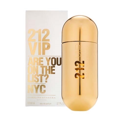 212 VIP by Carolina Herrera for Women 2.7 oz Eau De Parfum Spray