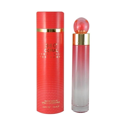 360 Coral by Perry Ellis for Women 3.4oz Eau De Parfum Spray