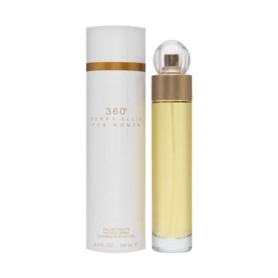 360 by Perry Ellis for Women 3.4 oz Eau De Toilette Spray