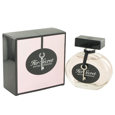 Her Secret by Antonio Banderas for Women 2.7oz Eau De Toilette Spray