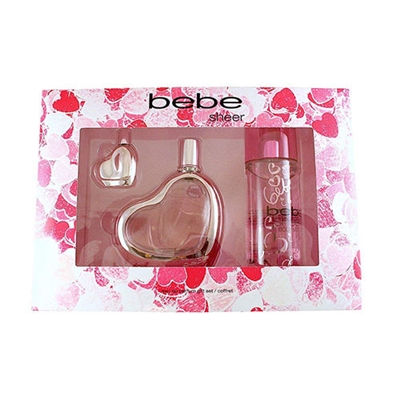 Bebe Sheer by Bebe for Women 3 Piece Set