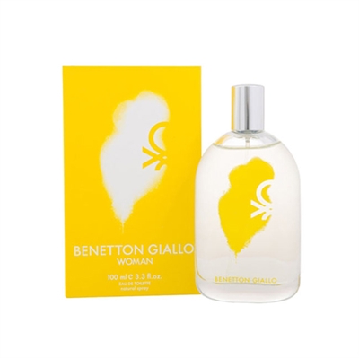 Giallo by United Colors of Benetton for Women 3.3oz Eau De Toilette Spray