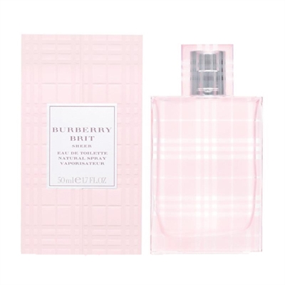 Brit Sheer by Burberry for Women 1.7 oz Eau De Toilette Spray