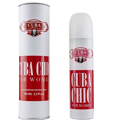 Cuba Chic by Fragluxe for Women 3.3oz Eau De Parfum Spray