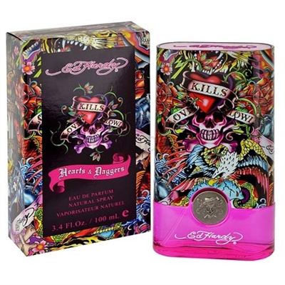 Ed Hardy Hearts  Daggers by Christian Audigier for Women 3.4 oz Eau De Parfum Spray