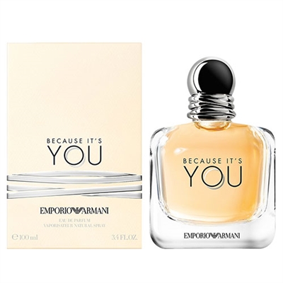 Emporio Because Its You by Giorgio Armani for Women 3.4oz Eau De Parfum Spray