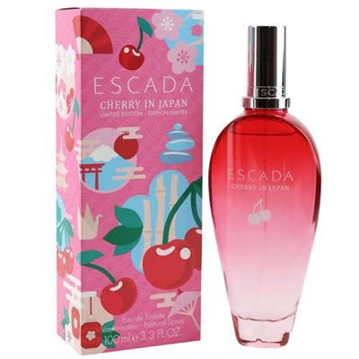 Cherry In Japan Limited Edition by Escada for Women 3.3oz Eau De Toilette Spray