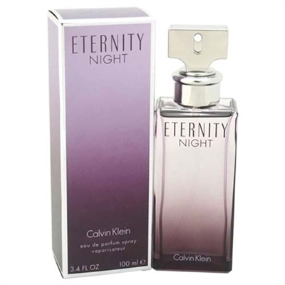 Eternity Night by Calvin Klein for Women 3.4oz Eau De Parfum Spray