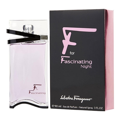 F Fascinating Night by Salvatore Ferragamo for Women 3.0 oz Eau De Parfum Spray