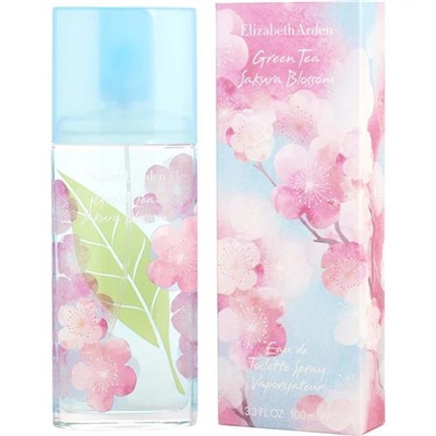 Green Tea Sakura Blossom by Elizabeth Arden for Women 3.3oz Eau De Toilette Spray