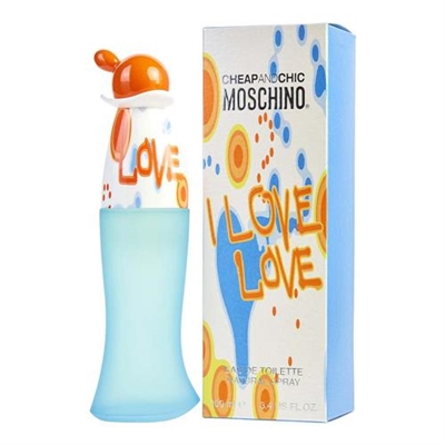 I Love Love Cheap  Chic by Moschino for Women 3.4 oz Eau De Toilette Spray