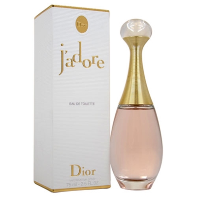 J'adore by Christian Dior for Women 2.5oz Eau De Toilette Spray