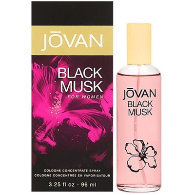 Jovan Black Musk by Coty for Women 3.25 oz Cologne Concentrate Spray