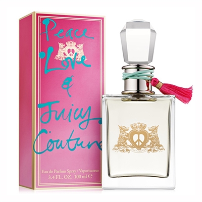 Peace Love by Juicy Couture for Women 3.4 oz Eau De Parfum Spray