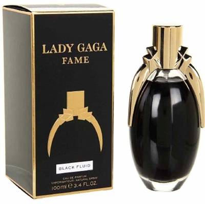 Lady Gaga Fame Black Fluid by Lady Gaga for Women 3.4 oz Eau De Parfum Spray