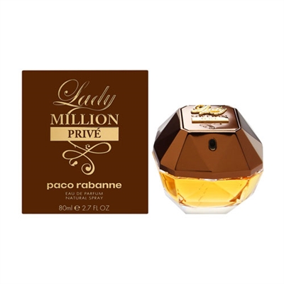 Lady Million Prive by Paco Rabanne for Women 2.7oz Eau De Parfum Spray