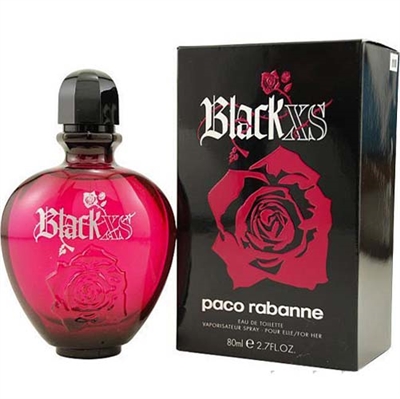 XS Black by Paco Rabanne for Women 2.7 oz Eau De Toilette Spray