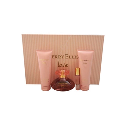 Love by Perry Ellis for Women 4 Piece Giftset