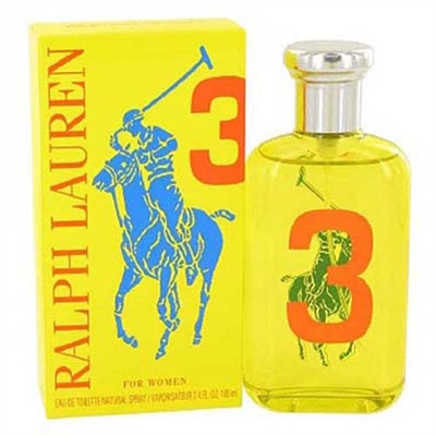 Big Pony Collection  #3 Yellow by Ralph Lauren for Women 3.4 oz Eau De Toilette Spray