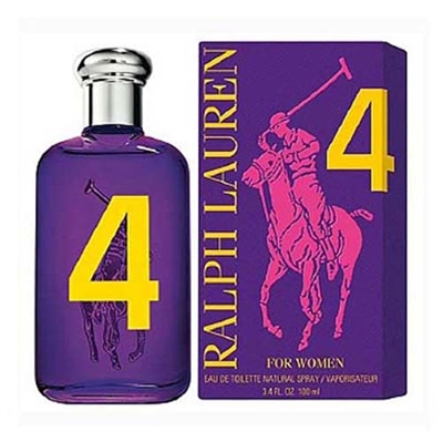 Big Pony Collection  #4 Purple by Ralph Lauren for Women 3.4 oz Eau De Toilette Spray