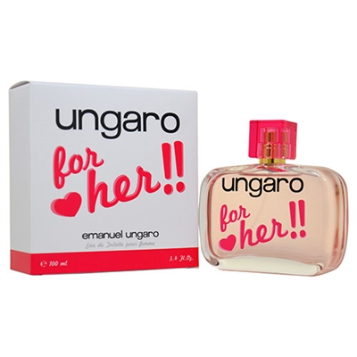 Ungaro for Her by Ungaro for Women 3.4oz Eau De Toilette Spray