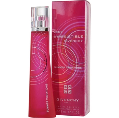 Very Irresistible Summer Vibrations by Givenchy for Women 2.5oz Eau De Toilette Spray