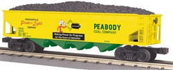 Peabody Coal_MTH 4 bay open hopper_30-75566_3Rail