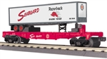 Seaboard_MTH Flatcar with Razorback trailer_30-76491_3rail