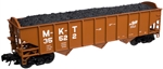 Missouri Kansas & Texas-Katy_MKT_Atlas Trainman 70 Ton 3 Bay Hopper_2001802_3Rail