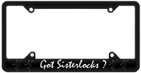 Sisterlocks License Plate Frame