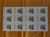 Bee in Flower Labels sheet of 12