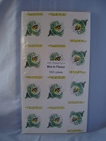 Bee in Flower Labels pack of 500