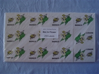 Bee to Flower Labels pack of 250