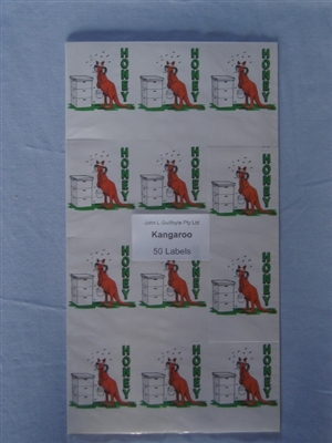 Kangaroo Labels pack of 50