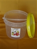 3kg Bucket with lid, handle and label pack of 50