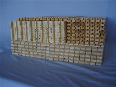 Wooden Frames MANLEY 5/8" bottom bar per 100