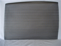 Black straining mesh for a Rectangular Uncapping Unit