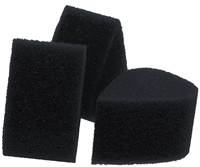 Fusion Body Art Charcoal BlackPetal Sponges (pack of 3)