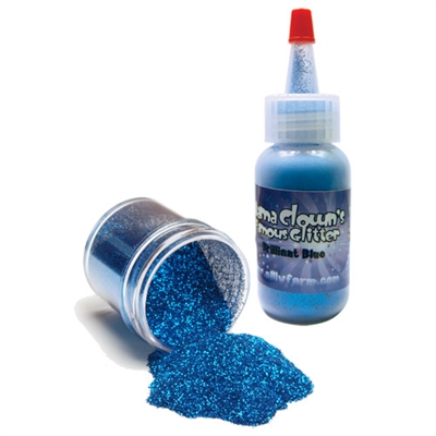 Mama Clown Brilliant Blue Glitter-- 1 oz poofer