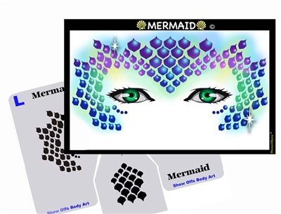 Mermaid Stencil Eyes