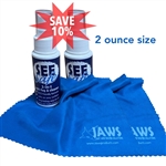 SEEsafe 2 in 1 antifog & Cleaner with JAWScloth