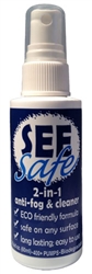 SEEsafe 2-in-1 antifog & cleaner